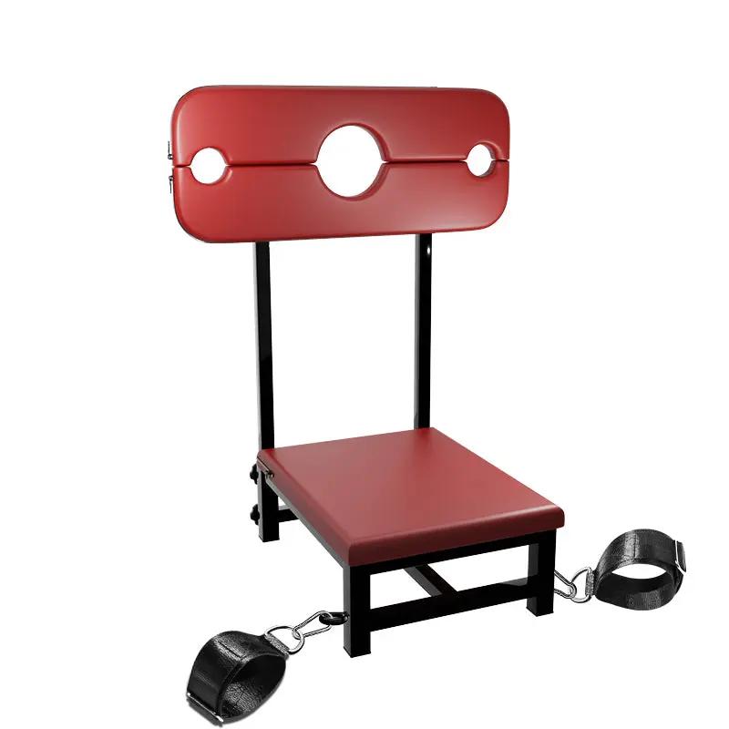 Heavy Duty Red Bondage Chair | Adjustable | Wrist & Ankle Cuffs | BDSM https://www.mysexshop.co.za/