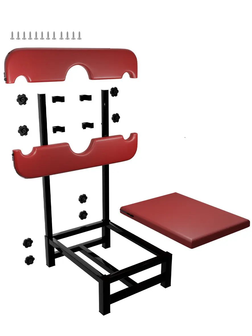 Heavy Duty Red Bondage Chair | Adjustable | Wrist & Ankle Cuffs | BDSM https://www.mysexshop.co.za/