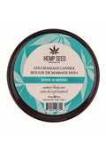 Hemp Seed 3-in-1 Massage Candle | Natural Body Care | 170g Earthly Body