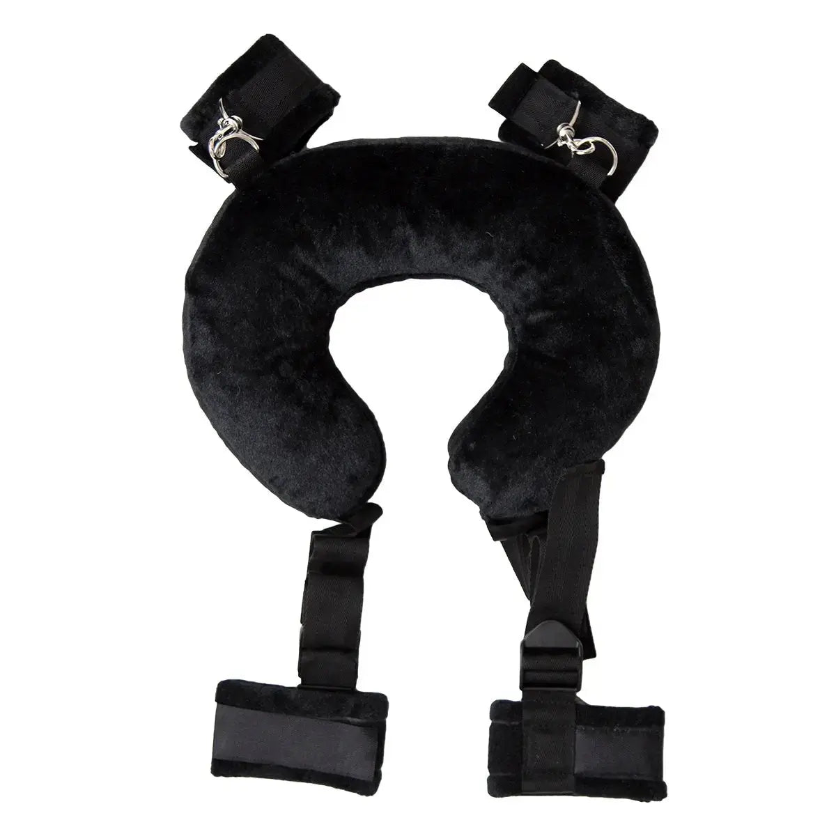 Hot Bondage Restraint Sex Pillow Set | Cuffs | Black | Fetish | Unisex Fetish Fantasy