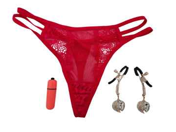 Come Closer | Bullet Vibrating Panty | Red