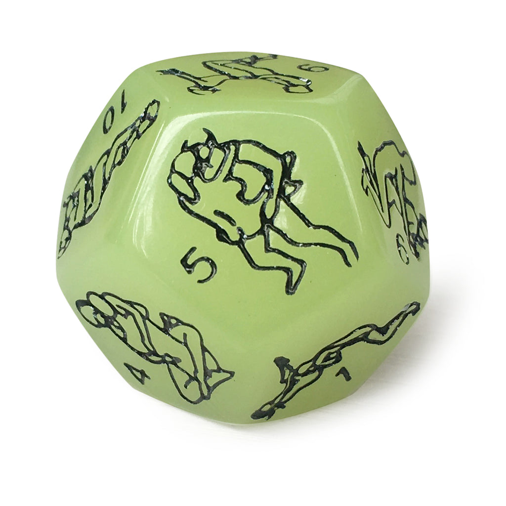 12 Sided Sex Dice | Glow In The Dark