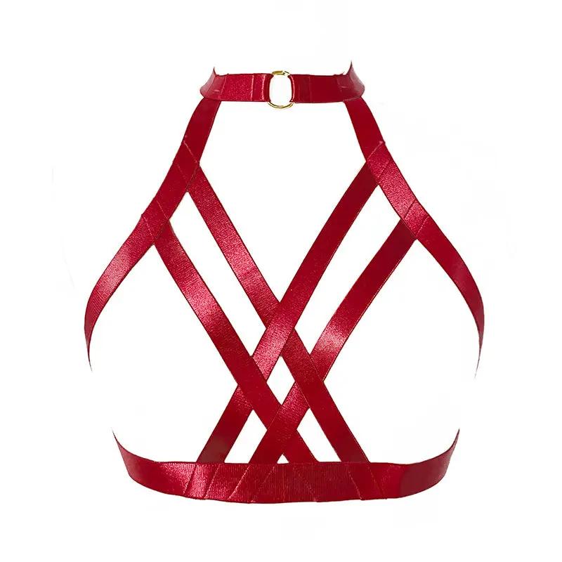 Inspire Exotic Harness Bra | Open Breast | Open Back | Adjustable https://www.mysexshop.co.za/