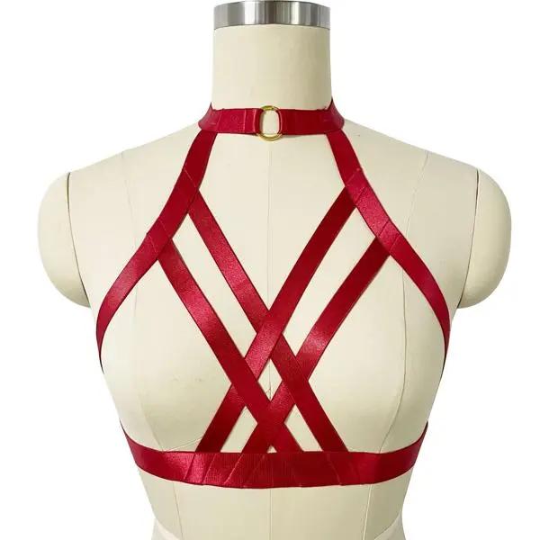Inspire Exotic Harness Bra | Open Breast | Open Back | Adjustable https://www.mysexshop.co.za/