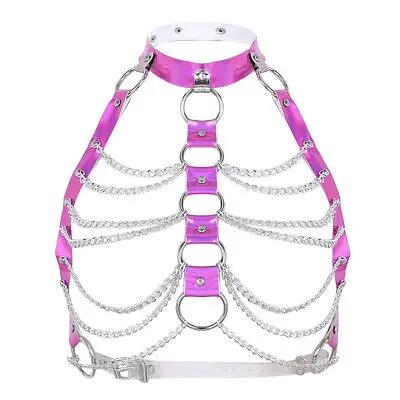 Inspire Fetish Metal Chain Bra | Adjustable Harness https://www.mysexshop.co.za/