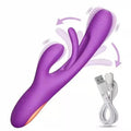 Inspire Tongue Flicking Rabbit vibrator | G-Spot Massager | USB | Purple Come Closer