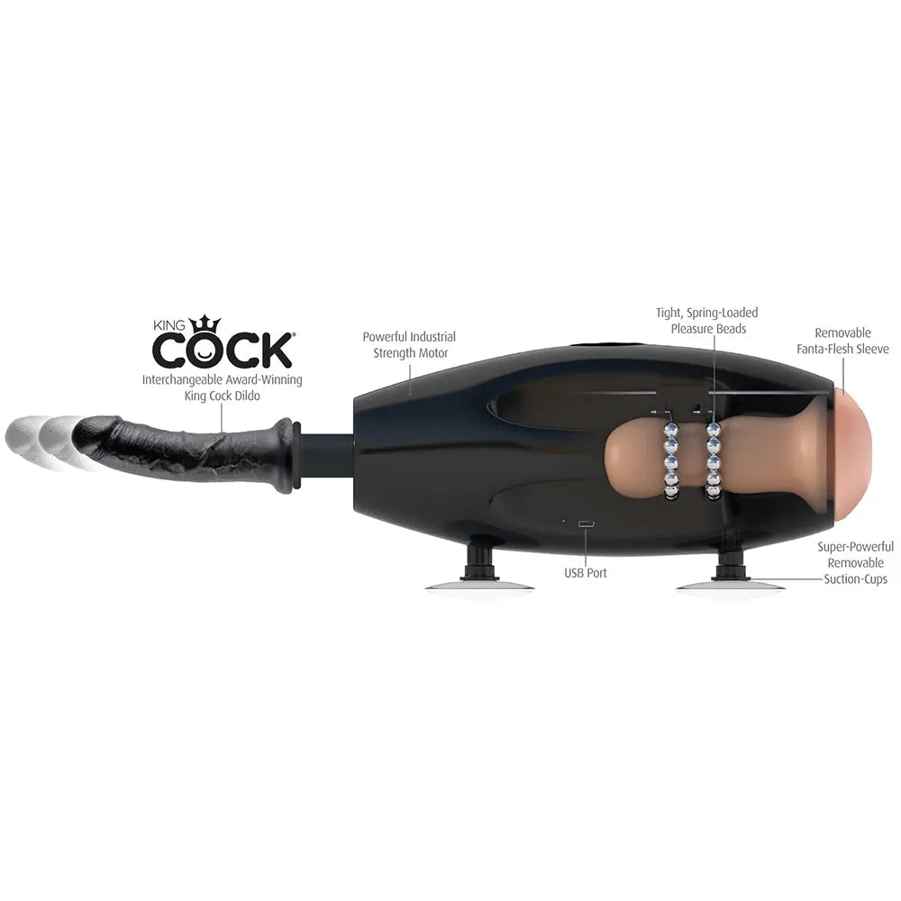 International Extreme Fetish Sex Machine  | 7" And  8" King Cock | Unisex Pipedream