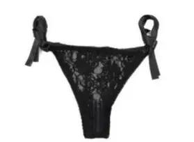 J Sloane Remote Controlled Vibrating Panty | Black | Adjustable | One Size Come Closer