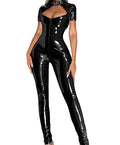 Jane Glamour Latex Bodycon Suit | Open Crotch Zipper | Super Stretch Body Curve Come Closer