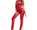 Jane Glamour Latex Bodycon Suit | Open Crotch Zipper | Super Stretch Body Curve Come Closer