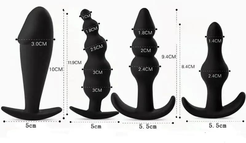 Jopa Anal Docking Kit | Wearable Anal Butt Plugs | 4 Piece | Multiple Jopa Anal Docking Kit | Wearable Anal Butt Plugs | 4 Piece | Multiple