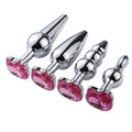Come Closer Cat Butt Plug Set | Pink | Satin Bag