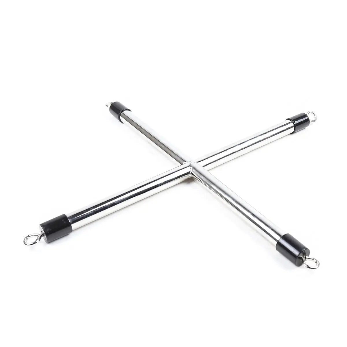 Kink 4 Way Bondage Spreader T-Frame Bar | Hand & Foot Lock | BDSM Couple Fetish Fantasy