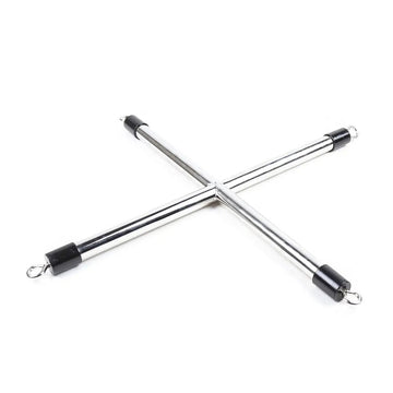 Kink 4 Way Bondage Spreader T-Frame Bar | Hand & Foot Lock | BDSM Couple Fetish Fantasy