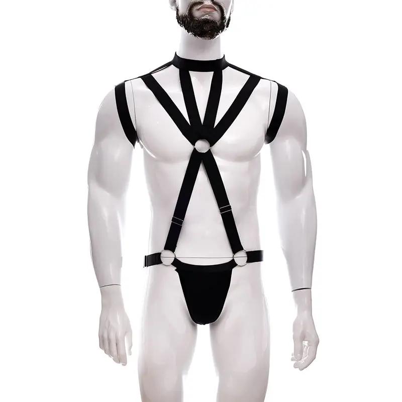 Kink Body Strap Harness | Black | Bulge Pouch | Adjustable Free Size https://www.mysexshop.co.za/