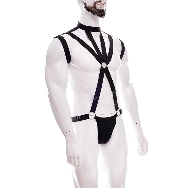 Kink Body Strap Harness | Black | Bulge Pouch | Adjustable Free Size https://www.mysexshop.co.za/