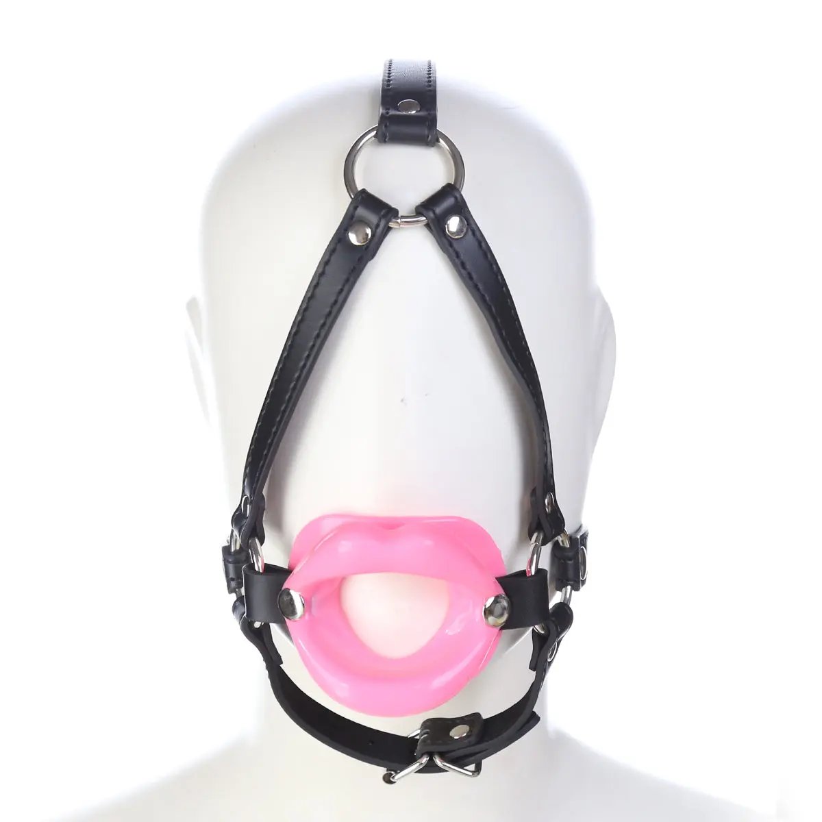 Kink Deep Throat Head Harness | Pink Lips Open Mouth | Adjustable | Fetish | Unisex https://www.mysexshop.co.za/