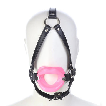 Kink Deep Throat Head Harness | Pink Lips Open Mouth | Adjustable | Fetish | Unisex https://www.mysexshop.co.za/