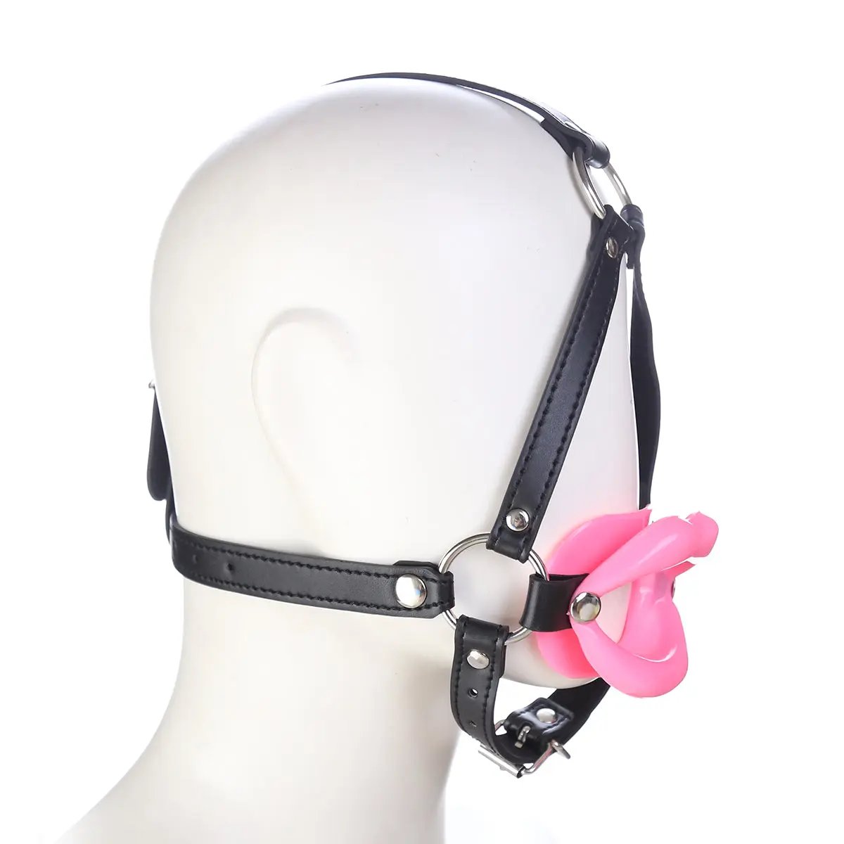 Kink Deep Throat Head Harness | Pink Lips Open Mouth | Adjustable | Fetish | Unisex https://www.mysexshop.co.za/