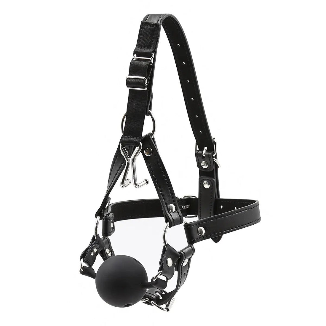 Kink Headgear Horse Harness Ball Gag With Nose Hook | Adjustable | Unisex https://www.mysexshop.co.za/