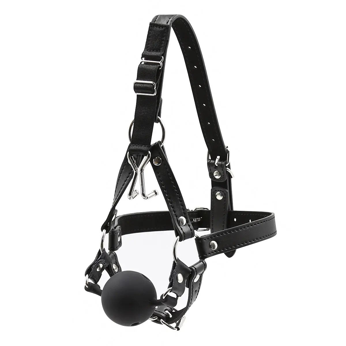 Kink Headgear Horse Harness Ball Gag With Nose Hook | Adjustable | Unisex https://www.mysexshop.co.za/