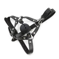 Kink Headgear Horse Harness Ball Gag With Nose Hook | Adjustable | Unisex
