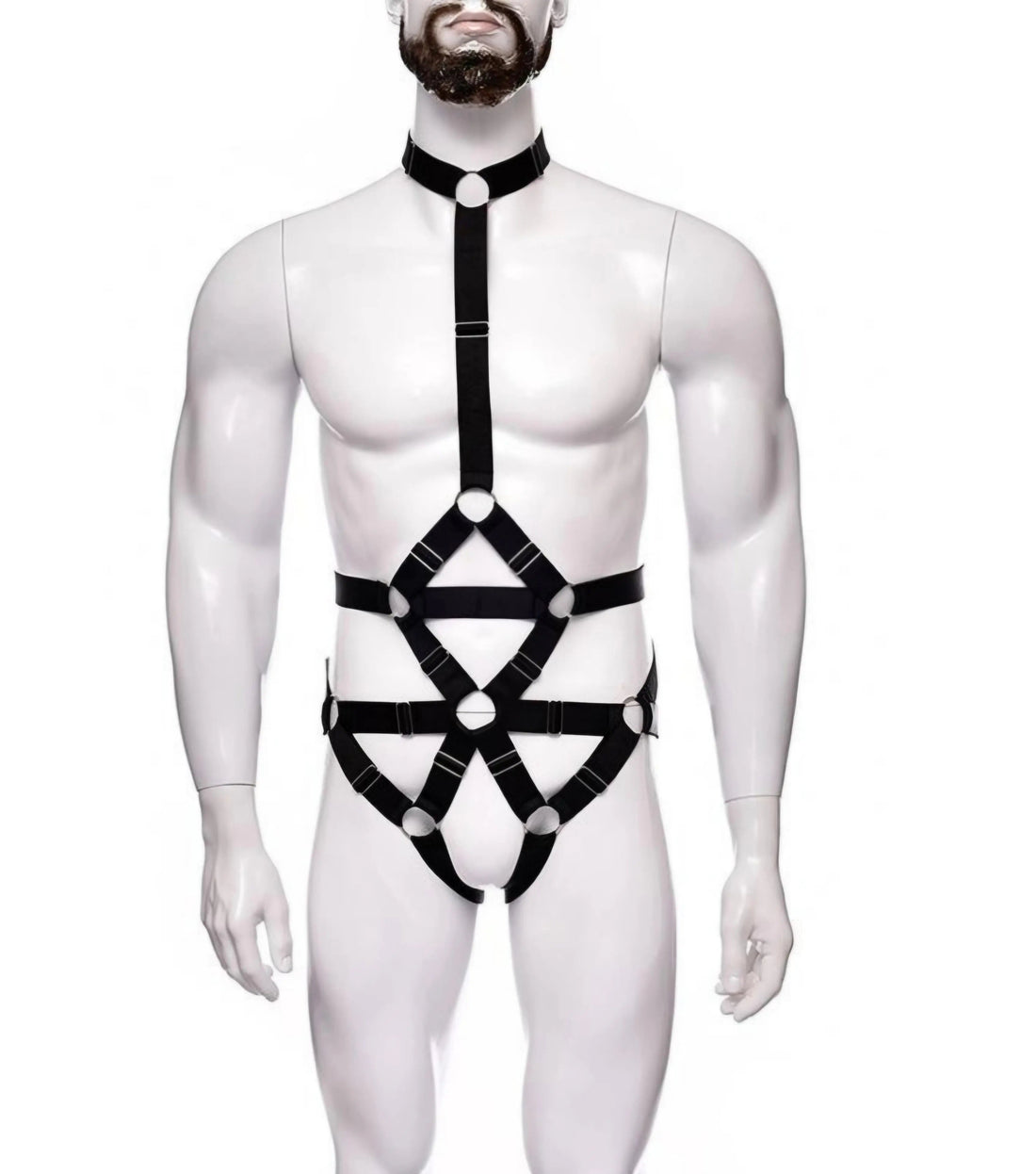 Kink Male Body Strap Harness | Open Crotch | Adjustable https://www.mysexshop.co.za/