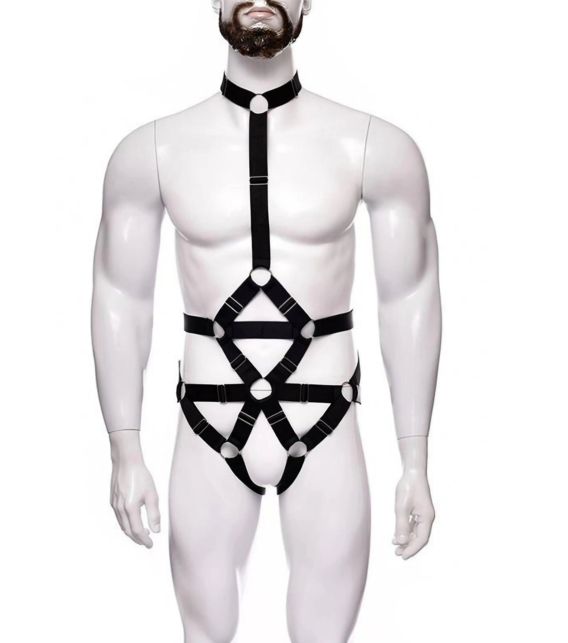 Kink Male Body Strap Harness | Open Crotch | Adjustable https://www.mysexshop.co.za/