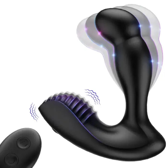 LEVETT 360 Rotating Head Stimulator | Vibrating Anal Plug | Remote Control | 2 Motors Come Closer