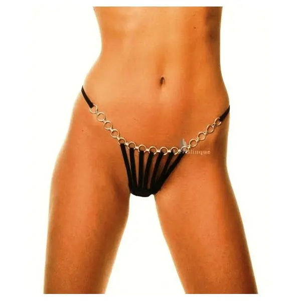 La Blinque | Metal Chained G-String