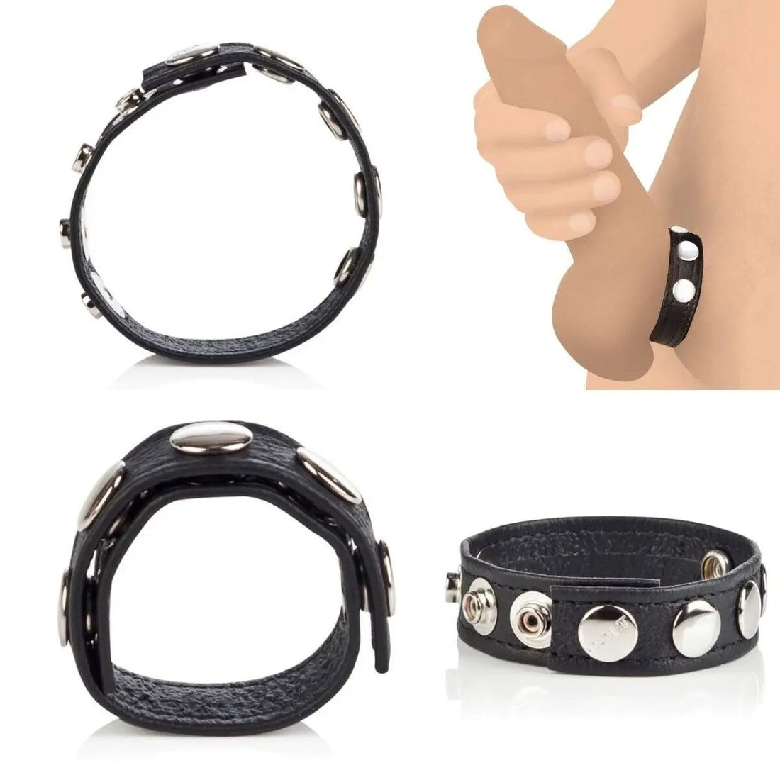 Leather Cock Ring And Balls Harness | Fetish | Delay Ejaculation | Adjustable https://www.mysexshop.co.za/