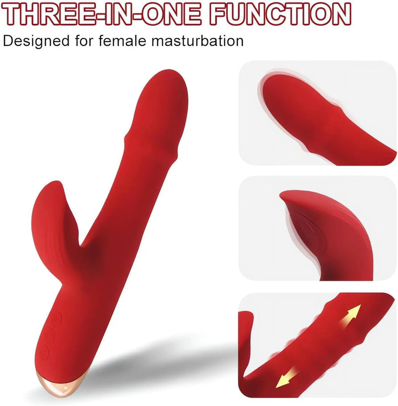 Lelos 3 In 1 Function | G-Spot Vibrator | Rolling Ring Sliding Design | Dual Stimulator Come Closer