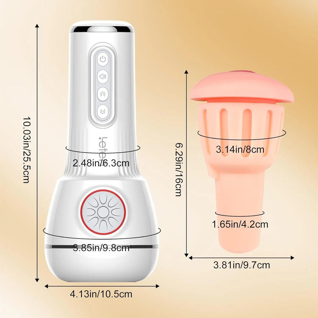 Leten Squeeze & Suck | Vibrating Male Masturbator | Automatic Thrusting Autoblow2