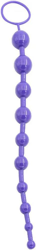 Long Anal Butt Plug Beads | Purple | 10 Balls Calexotics
