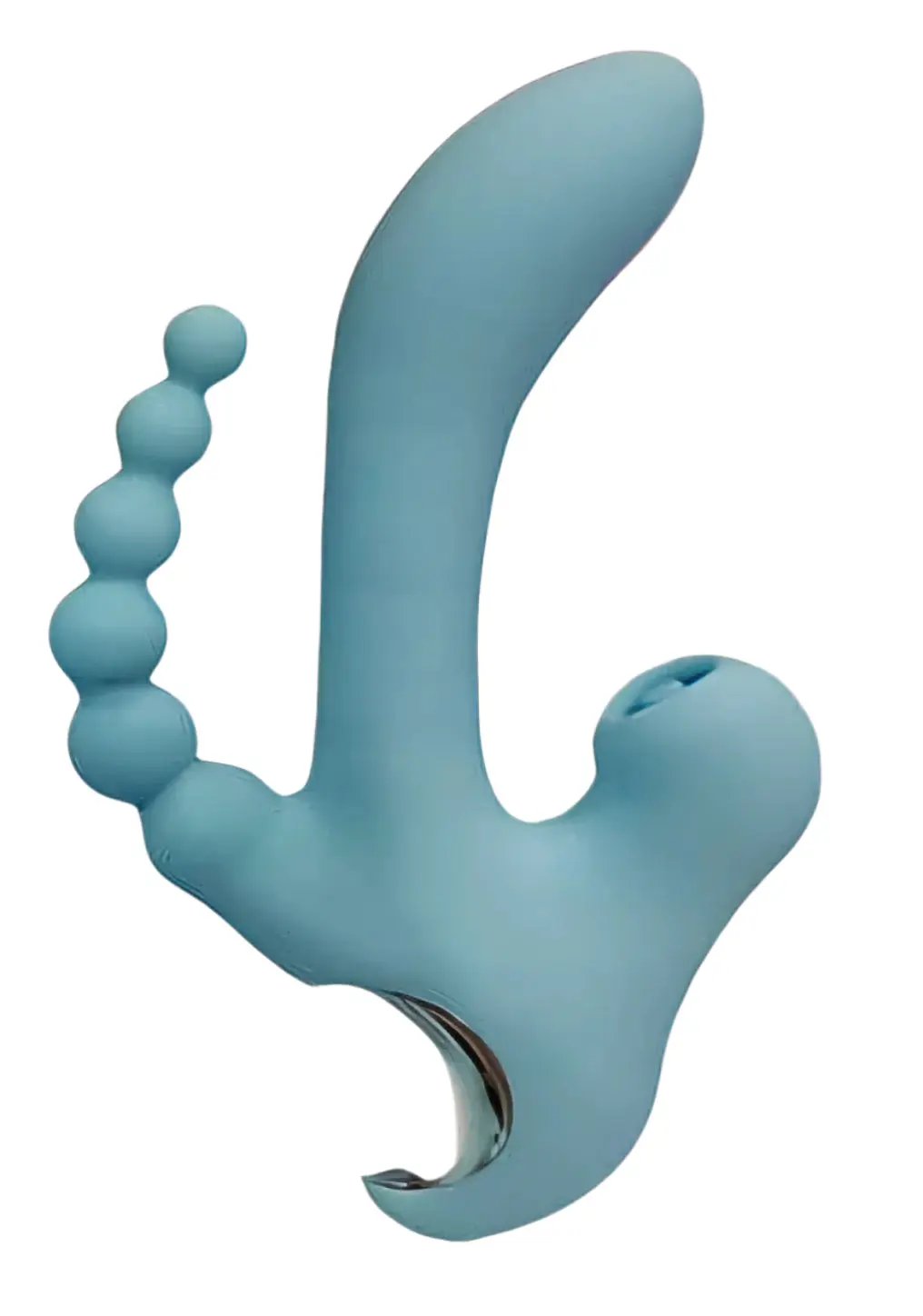 Lulu 3 In 1 Orgasmic Dildo Vibrator | Clitoral Tapping | Anal Beads  | USB Come Closer