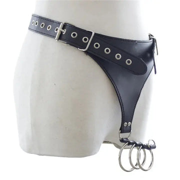 Male Power Chastity Belt With 3 Metal Cock Rings | Adjustable | Fetish https://www.mysexshop.co.za/