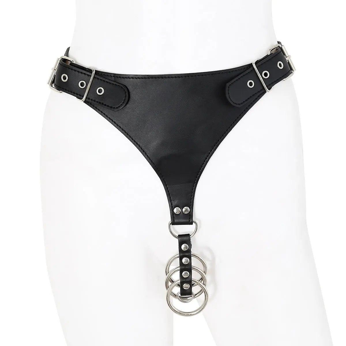 Male Power Chastity Belt With 3 Metal Cock Rings | Adjustable | Fetish https://www.mysexshop.co.za/