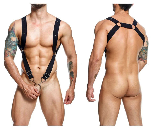 MOB Straight Back Harness | Dgneon | OS | Fetish | Black
