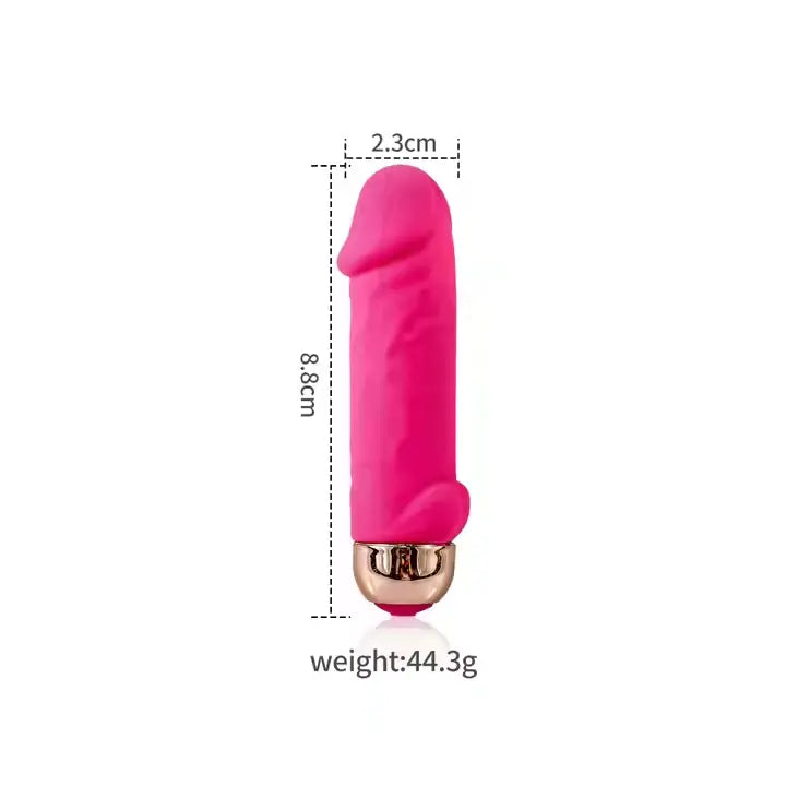 Mini Bullet Penis-Shape Vibrator | USB | 10 Vibrations Modes | Silicone https://www.mysexshop.co.za/
