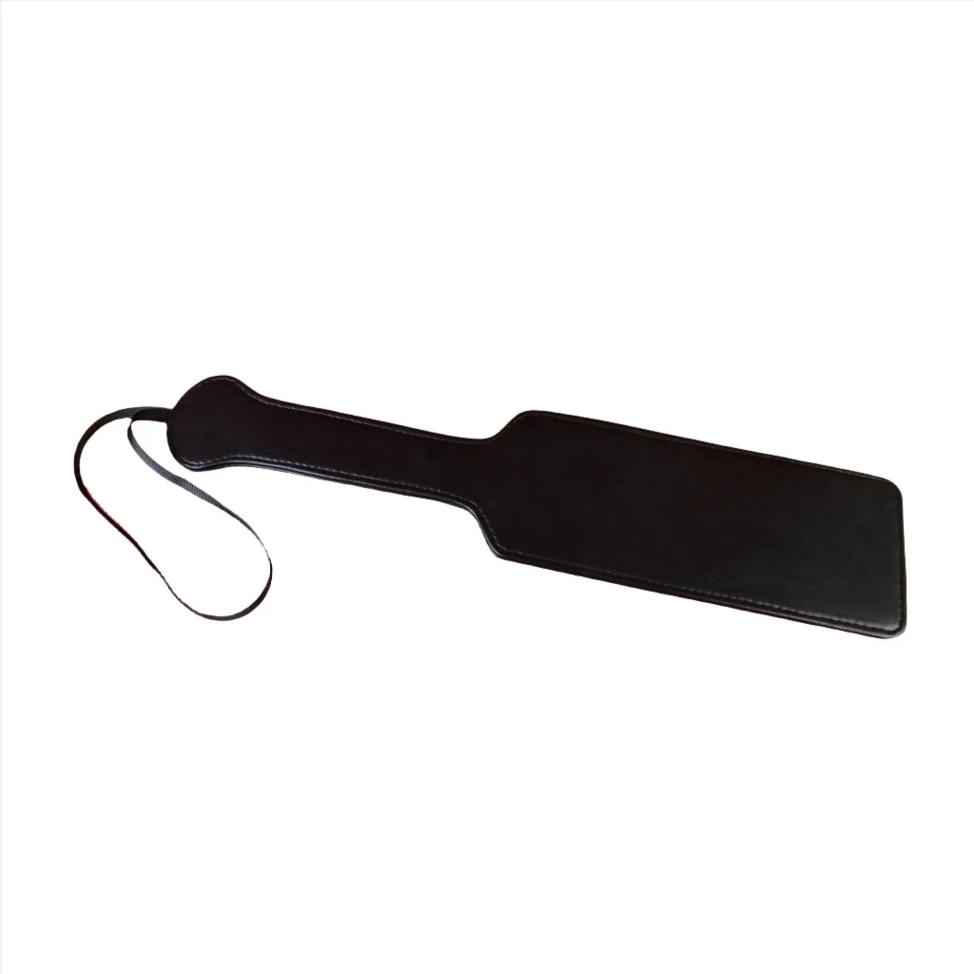 Mystim Extreme Real Leather Spiked Paddle | BDSM | Black | Fetish Scandal