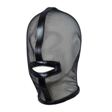 Mystim Open Mouth Head Mask | Lacing Adjustable | Unisex Mesh https://www.mysexshop.co.za/