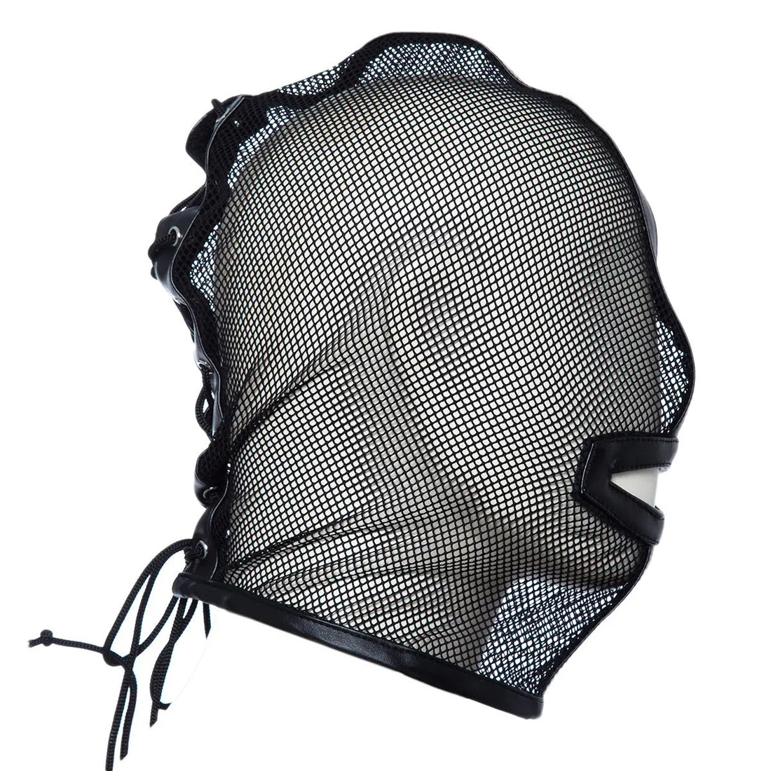 Mystim Open Mouth Head Mask | Lacing Adjustable | Unisex Mesh https://www.mysexshop.co.za/