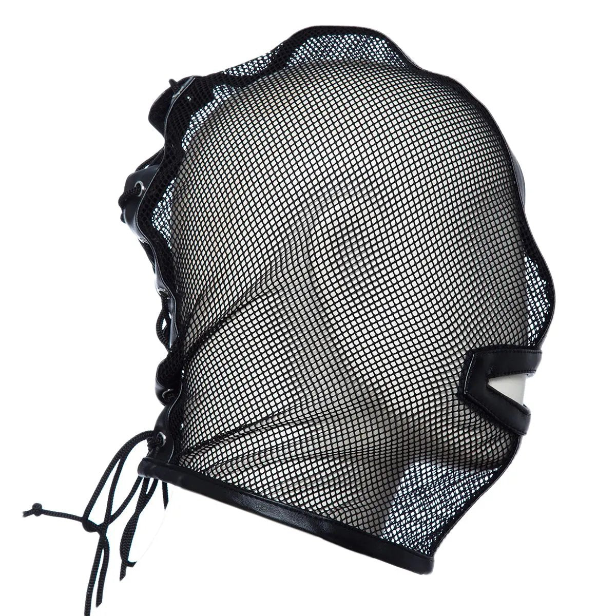 Mystim Open Mouth Head Mask | Lacing Adjustable | Unisex Mesh https://www.mysexshop.co.za/