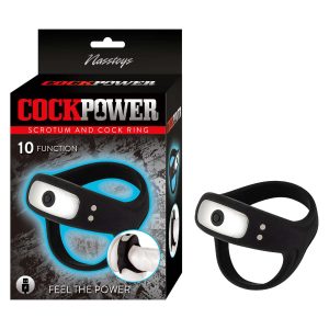 Cock Power Vibrating Scrotum And Cock Ring | USB | 10 Functions