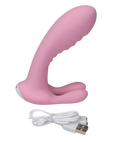 New York Heat Up Bunny 2 In One | Dual Motors | G Plus Vibrator | Curvy Clitoral Stimulator