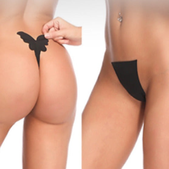 2 X Hush Strapless Totally Invisible Panties, Silicone & Spandex