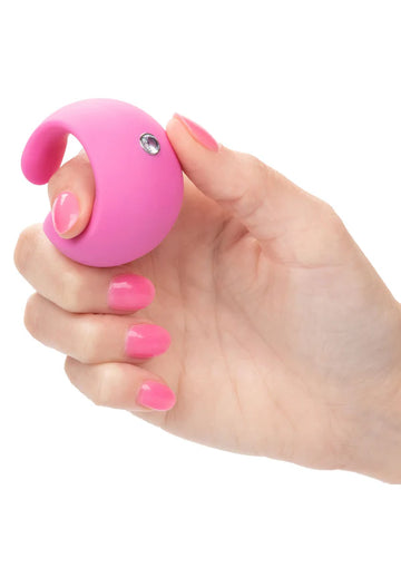 LuvMor O’s Curved Fingertip Massager | 10 Speeds | USB | Liquid Silicone