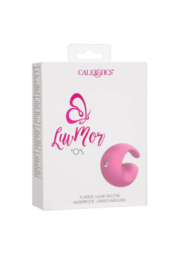 LuvMor O’s Curved Fingertip Massager | 10 Speeds | USB | Liquid Silicone