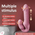 Pale Pink Strapless | Telescopic G-Spot | Vibrator | USB