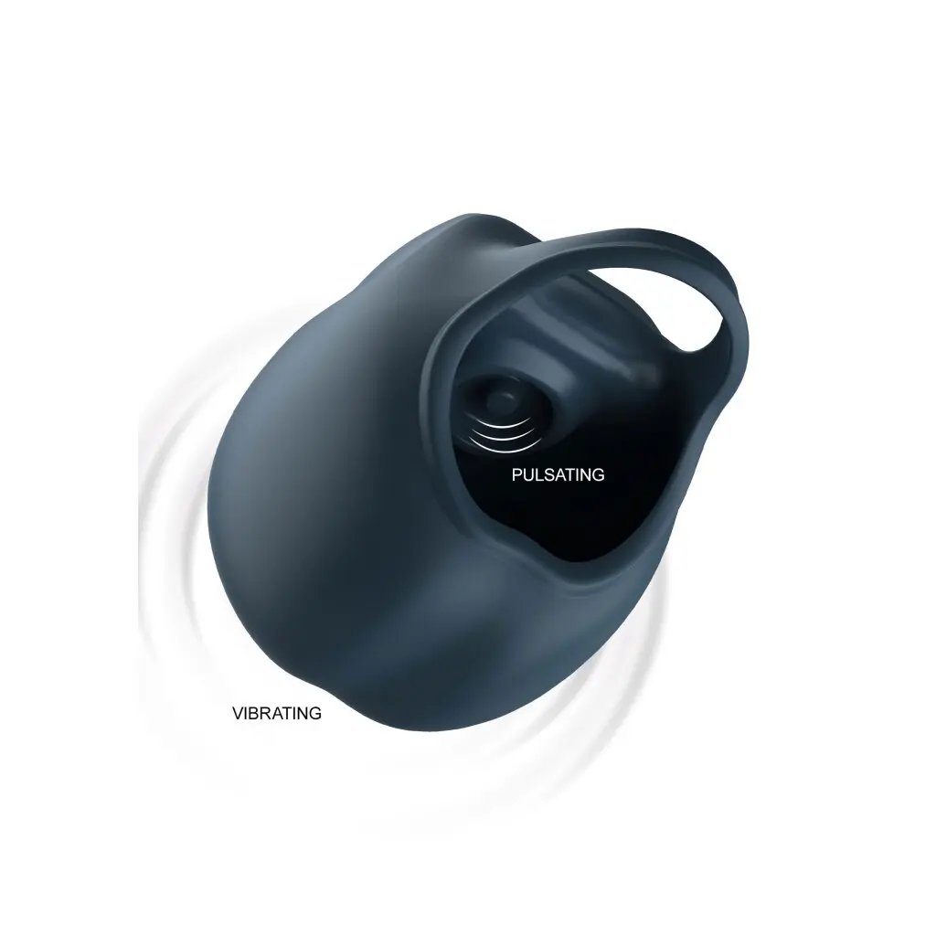 PowerBall Pouch Armour | Blue | 3 Speeds | 7 Pulsating Patterns |  USB Nasstoys